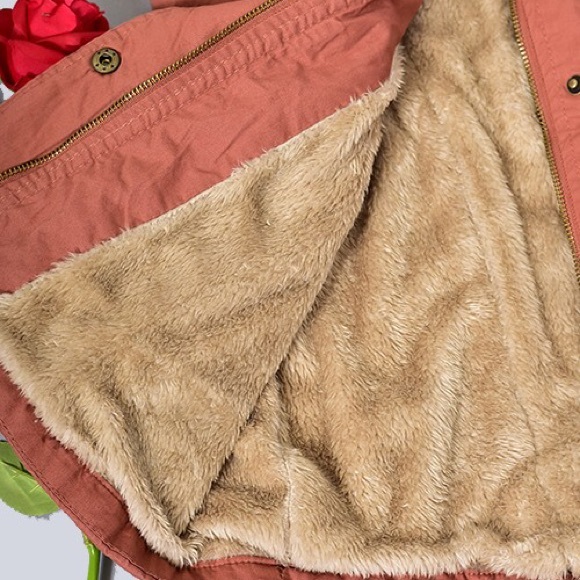 Hooded Fur-lined Utility Vest - Picture 3 of 5